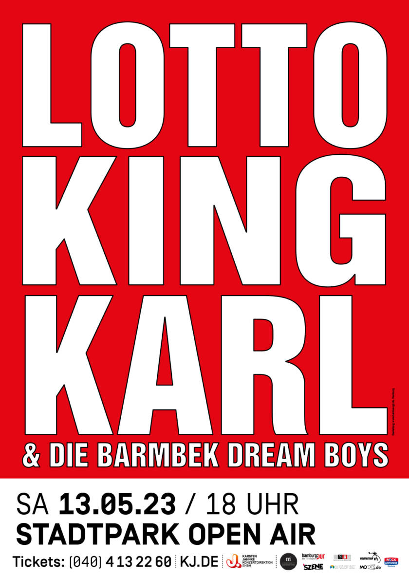Stadtpark Open Air in Hamburg: Lotto King Karl & Die Barmbek Dream Boys